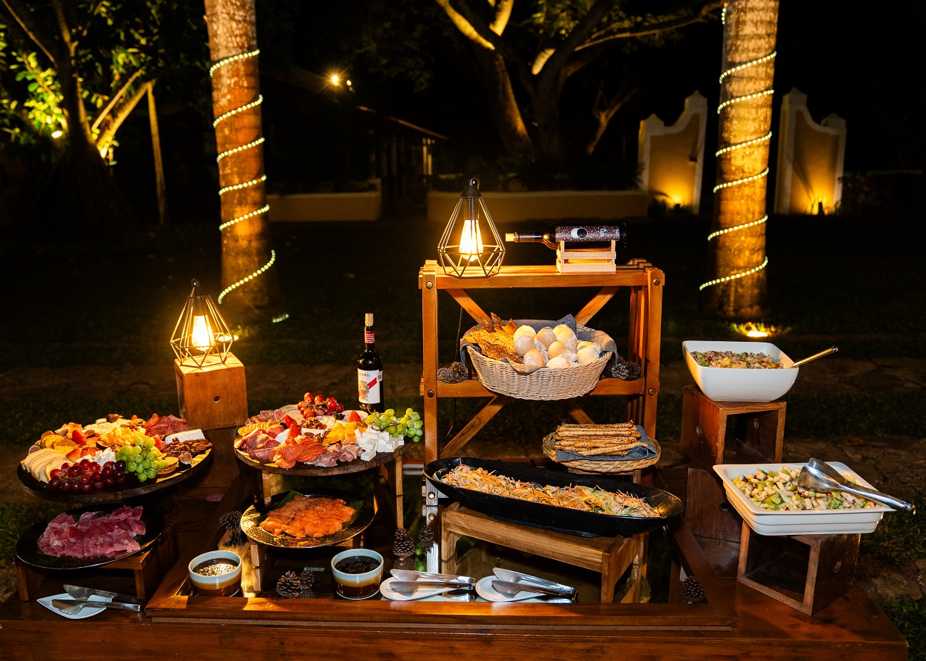 buffet christmas hacienda